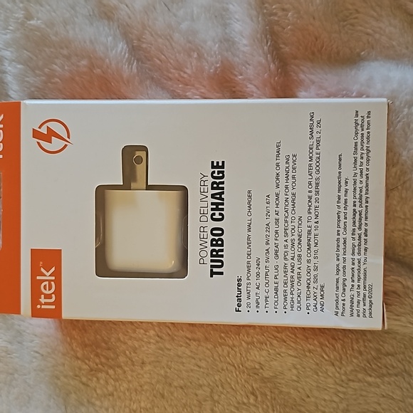 Itek turbo charge wall charger - Picture 2 of 4